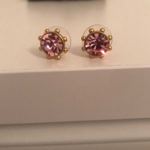 NWOT kate spade pink and gold earrings